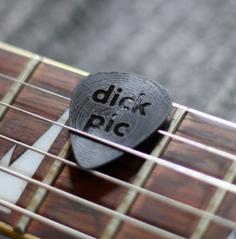 “Dick Pic” Or “Dick Pick” Guitar Pick 3D Printer Model