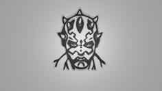 Darth Maul Wall Decoration 3D Printer Model