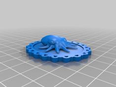 Octopus Brooch | Victorian Steampunk Goth 3D Printer Model