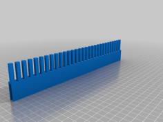 Aquarium Comb Customizable 3D Printer Model