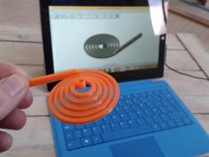 Coil Spring 3D Printer Model