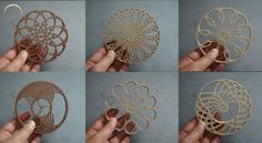 Designs Of Kinetic Sculptures, For Coaster Or Wall Decor 3D Printer Model