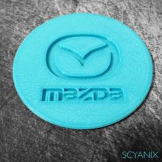 Mazda Cup Holder Insert / Coaster 3D Printer Model