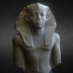 Bust Of An Egyptian King 3D Printer Model