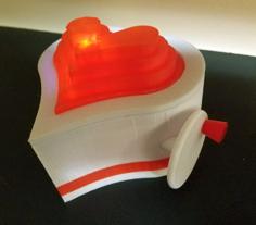 HeartThrob LED Valentine 3D Printer Model