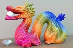 Chinese Lucky Dragon 3D Printer Model