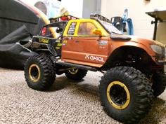 Scx10 Rock Slider Raised Mounts 3D Printer Model