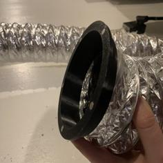 Dryer Hose Adapter 3D Printer Model