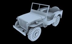 Jeep Willys 3D Printer Model