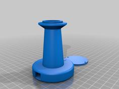 Customizable Moon Lamp Stand 3D Printer Model