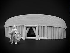 Viking Boat Shelter 3D Printer Model