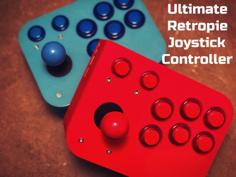 Ultimate Retropie Joystick Controller 3D Printer Model