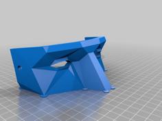 Low Poly Masquerade Mask (rotated) 3D Printer Model