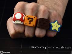 Mario Rings 3D Printer Model