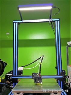 Easy, Inexpensive, Dimmable LED For All 2020/2040 Frames (CR-10, Etc.) 3D Printer Model