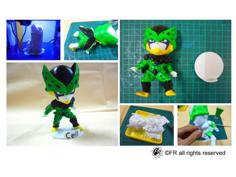 Dragon Ball-Cell & Bottom 3D Printer Model