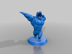 Ultra Swole Totodile – Pokemon 3D Printer Model