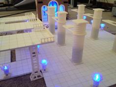 D&D Brazier/LED Light Stand 3D Printer Model