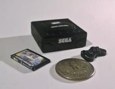 Mini SEGA Saturn 3D Printer Model