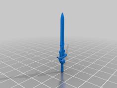 Black Templar Power Swords 3D Printer Model