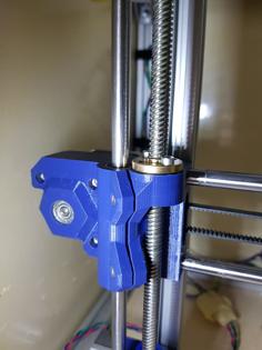 Modified Bear-X-Ends For Non Prusa TR8 Nuts 3D Printer Model