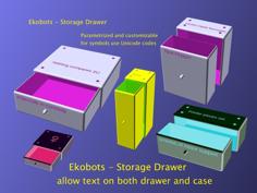 CC – Ekobots – Storage Drawer 3D Printer Model