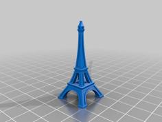 Eiffel Tower Miniature 3D Printer Model