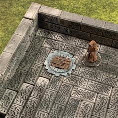 Sewer Entrance Marker (variant) (28mm/32mm Scale) 3D Printer Model