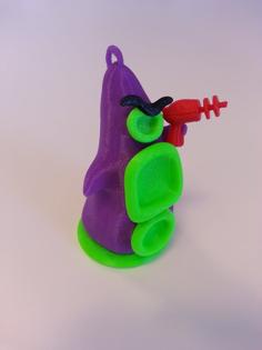 Purple Tentacle 3D Printer Model