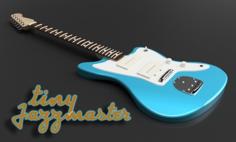 Tiny Jazzmaster V2 3D Printer Model