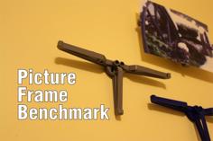 Picture Frame Benchmark 3D Printer Model