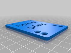 Skateboard Riser Pad 3D Printer Model