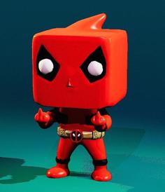 Dead Pool Funko Style Figure 3D Printer Model