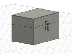 Useless Chest With Hinges And Lock 3D Printer Model