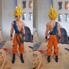 Goku Battle Torn Full By Ofs 3D Printer Model