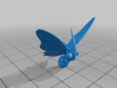 Pokemon Venomoth #49 – Optimized For 3D Printing 3D Printer Model