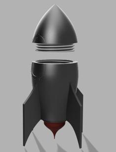 Rocket Ship Container 3D Printer Model