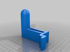 Slatwall Paper Towel Roll Holder 3D Printer Model