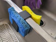 Sponge Holder For Kitchen Sink 3D Printer Model