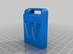 R/C Gas/water Tank Accessory 3D Printer Model