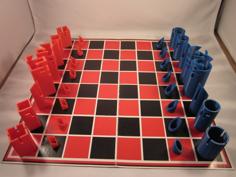 Charles ‘O Perry Inspired Chess Set 3D Printer Model