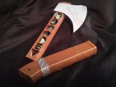 DnD Dice Axe 3D Printer Model