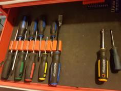 Screwdriver Organizer 3D Printer Model