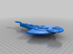 Star Trek Cardassian Galor Class 1:2000 3D Printer Model