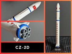 Long March 2 – CZ-2D 3D Printer Model