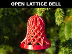 Open Lattice Christmas Bell 3D Printer Model