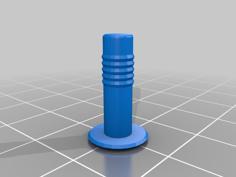 Car Push Pin Plastic Clip Or Rivet 8mm 3D Printer Model