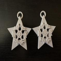 Christmas Earring Collection 3D Printer Model