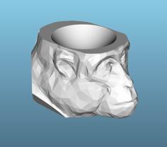 Ape Head Platter 3D Printer Model