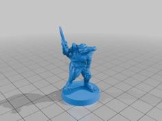 Crocodile Rogue Miniature 3D Printer Model